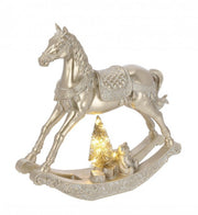 2x Edwyn Champagne Rocking Horse H29