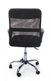 Office armchair with wheels adjustable height 94 - 104h
