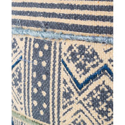 Ethnic style cotton pouf TILAK Snorkel diameter 50x h35 cm