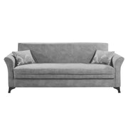 Buket sofa 3-seater gray container bed