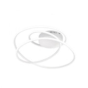 Integrated LED ceiling light in matt white metal - Bologna