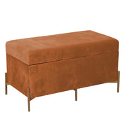 Sienna velvet bench cm78x40h45