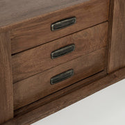 Vintage Sherman 2-door 3-drawer TV stand