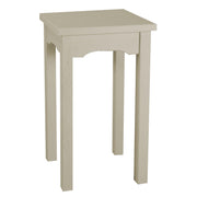 Gray wooden display table