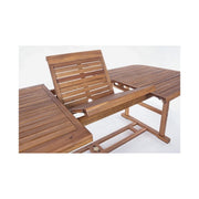 Outdoor Table Noemi Extendable in Wood 180 - 240x100x h 74cm