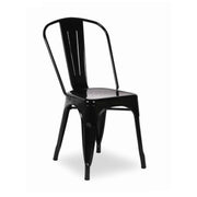 Matt Black Metal Chair Bengala