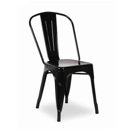 Matt Black Metal Chair Bengala