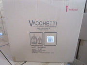 Rectangular white metal lantern 1-2 cm24x16,3h43