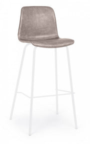 Kyra beige eco-leather bar stool 39 x 44 x 103.5 cm
