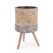 Dakar vase Magnesia tripod 39h cm