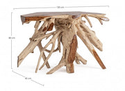 Lisandra console 120x45 cm in natural wood