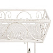 Emily classic rectangular metal coffee table