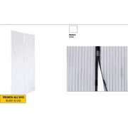 Magnetic mosquito net with magnets for door in white color 120x240h cm