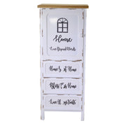 Mobile Home 1 door and 3 drawers 50x30x120h cm