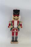 Red wooden soldier cm21x6h54