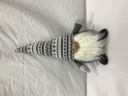 Blue fabric gnome 20,5x20h45 cm