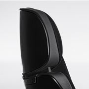 Armstrong upholstered office armchair in black