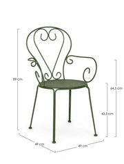 4x Chairs C-Br Etienne Forest