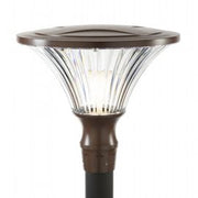 Outdoor Aluminum Die-Cast Lamp, Transparent Diffuser, 60mm Diameter, Max Height 160mm, IP65 Corten