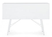 Sideboard 2 doors 2 drawers Eloise in natural wood 80h cm