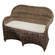 Salotto rattan roymer grigio c/cuscini 4 pezzi