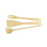 Set 3 pcs Spoon, Shovel, Woody Fork