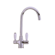 Satin Kitchen Mixer with Ceramic Controls - 36.6 cm x 19.1 cm x 5 cm