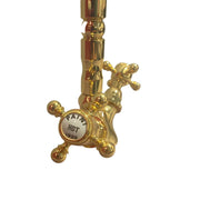 Kitchen Mixer with Dual Controls - Baroque Gold