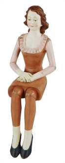 Seated woman jw-9665 cm. 12.5 x 12.5 h 38