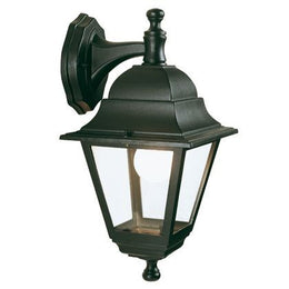 Small bottom wall lamp old black line