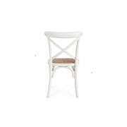 Retro White Wood Chair