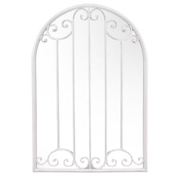 Ivory metal mirror cm66x4h96