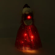 Led tip red fabric doll cm6x14h30
