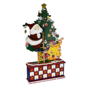 Wooden tree calendar with pendants cm28x7,5h57
