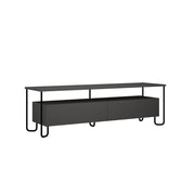 Cornea TV stand with two anthracite doors