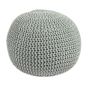 Mint woven pouf bizzotto cm 80