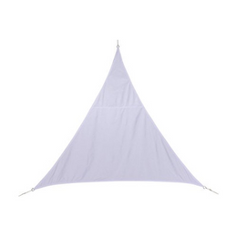 Triangular Awning 5x5x5 m in Waterproof Fabric - Color: Dove Gray
