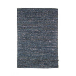 Classic blue jute carpet ZANZIBAR 140x200 cm