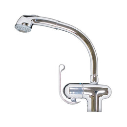 Kitchen sink mixer tap with pull-out shower h. 30x21 cm