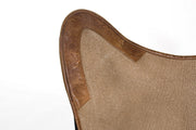 Eaton beige leather armchair