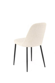 Set of 4 Fabric Chairs 55cm x 46cm x 85cm