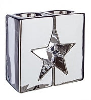 Set of 4 Shine Star Candle Holders
