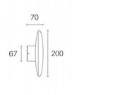 Applique 18W Led 4000K white head line