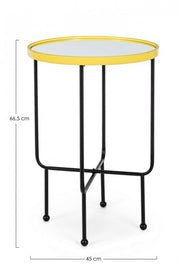 Painter Coffee Table C-Mirror To Yellow D45