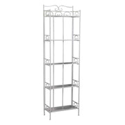 Jessika classic shelf 5 shelves white