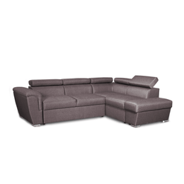 Right peninsula sofa London Style taupè bed function