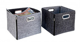 4x Gray Felt Zip Box Ass2