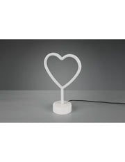 Modern Table Lamp Heart Led Pink L20 cm Heart Trio Lighting