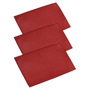 Tea towel set 3 pieces brick red juliette cm50x70