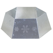 Silver hexagonal folding metal shaft cover cmø68h25